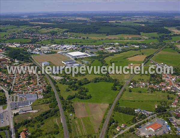 Photo aérienne de Sarrebourg