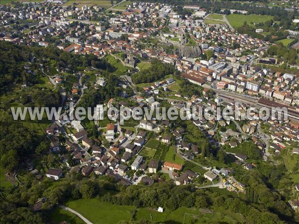 Photo aérienne de Bellinzona