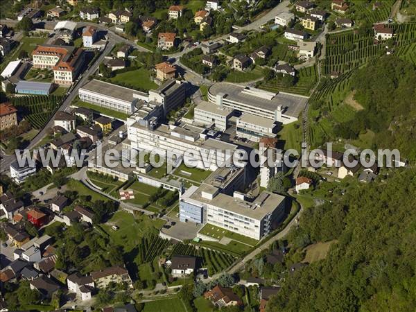 Photo aérienne de Bellinzona