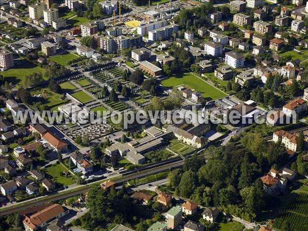 Photo aérienne de Bellinzona