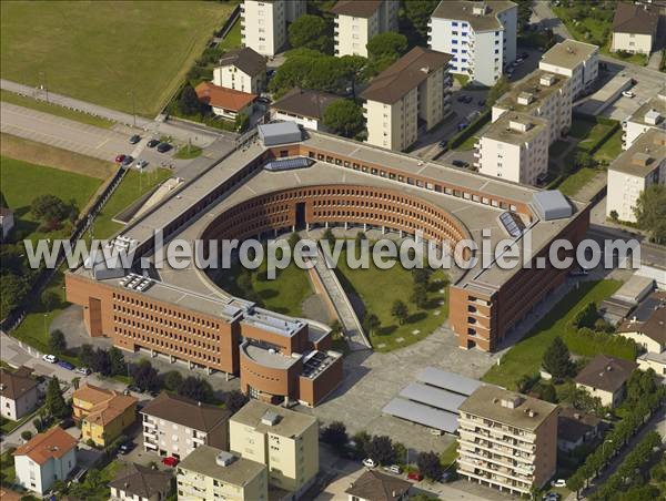 Photo aérienne de Bellinzona