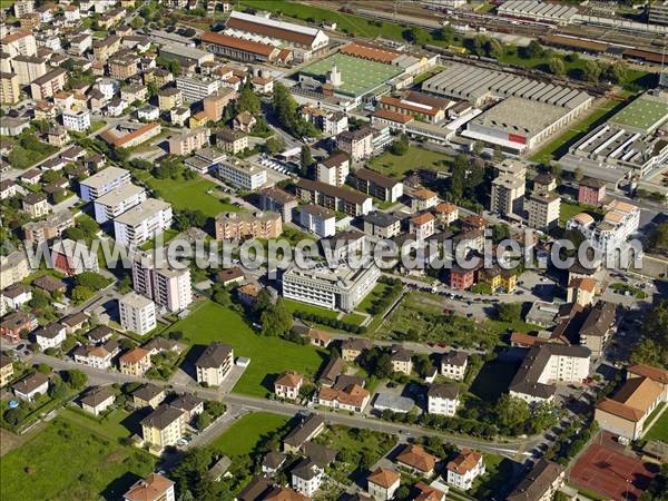 Photo aérienne de Bellinzona