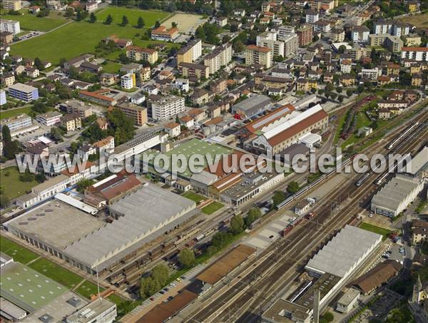 Photo aérienne de Bellinzona