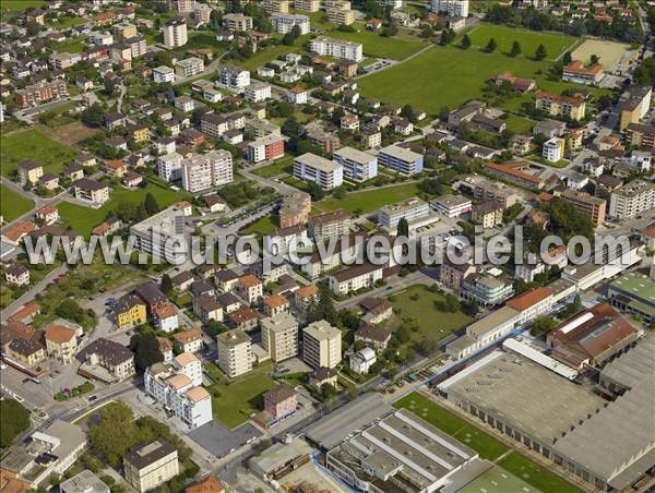 Photo aérienne de Bellinzona