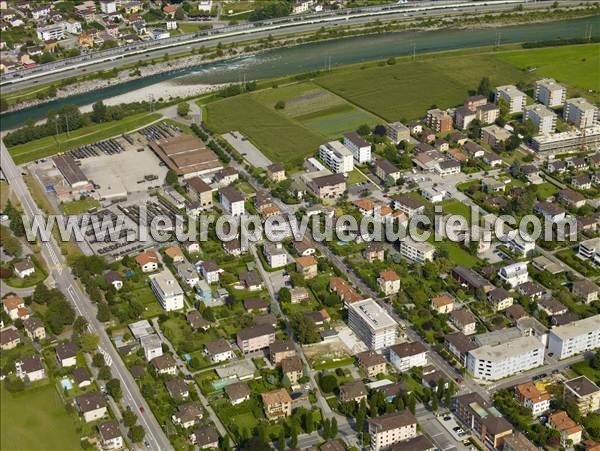 Photo aérienne de Bellinzona