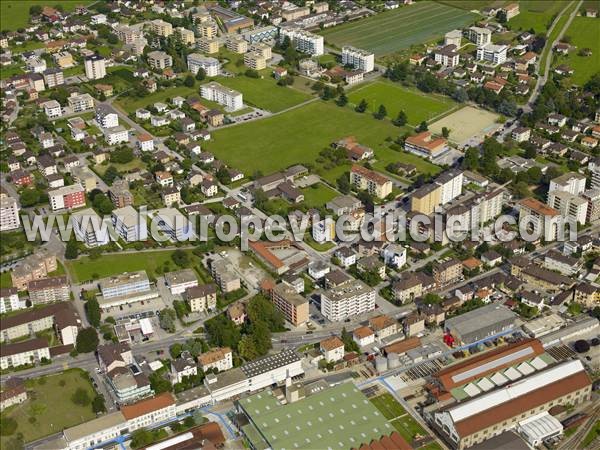 Photo aérienne de Bellinzona