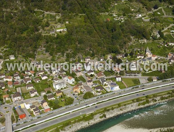 Photo aérienne de Bellinzona