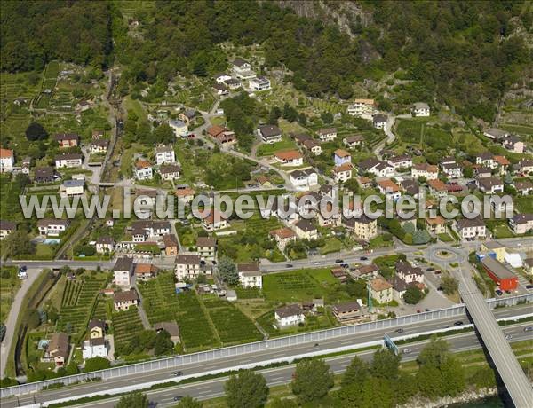 Photo aérienne de Bellinzona