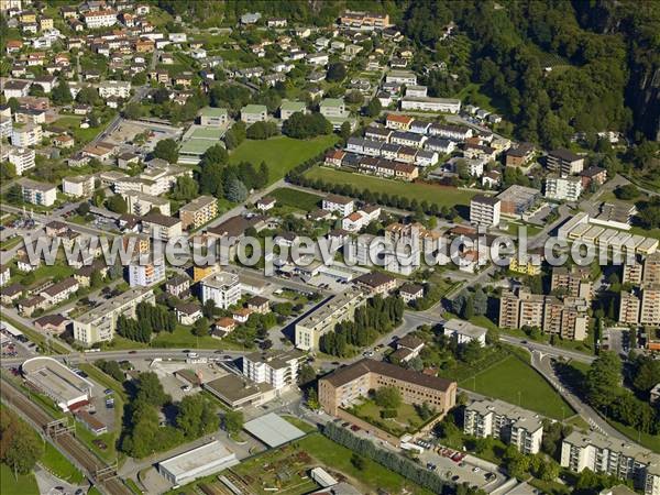 Photo aérienne de Giubiasco