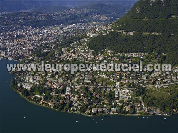 Photo aérienne de Lugano