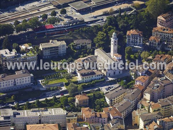 Photo aérienne de Lugano