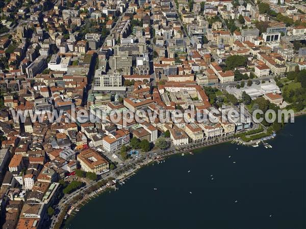 Photo aérienne de Lugano