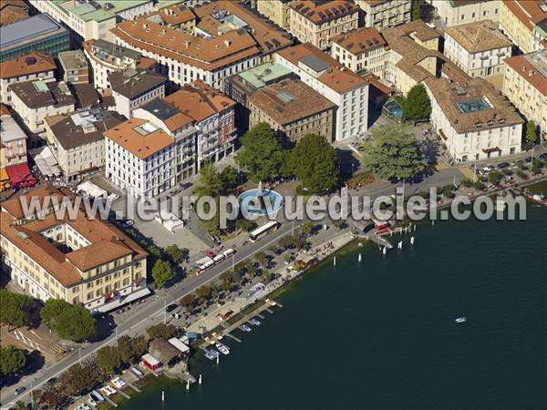 Photo aérienne de Lugano