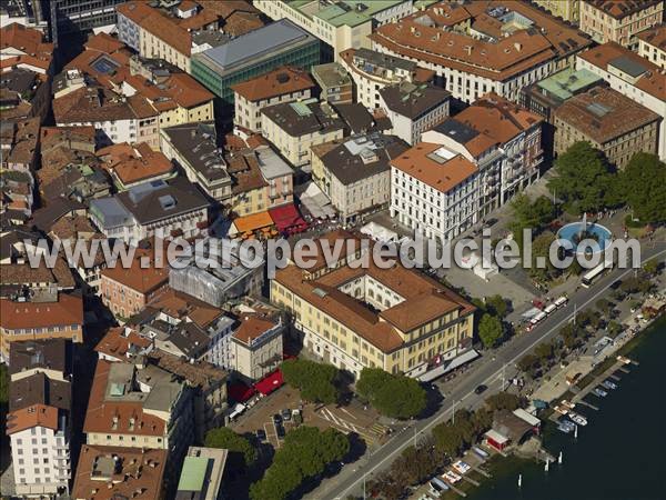 Photo aérienne de Lugano