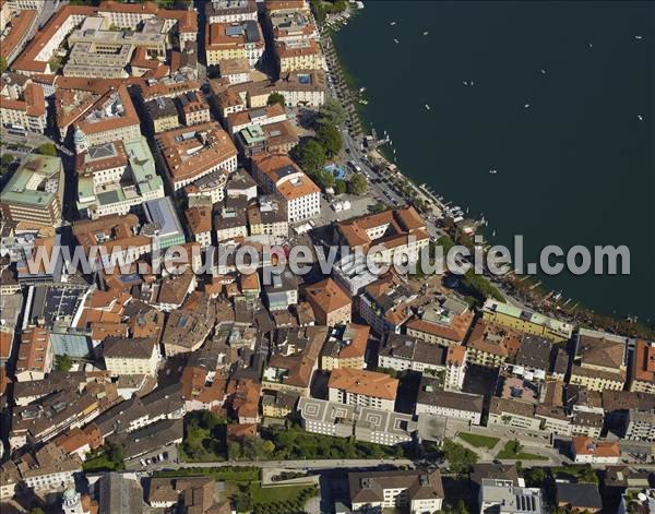 Photo aérienne de Lugano