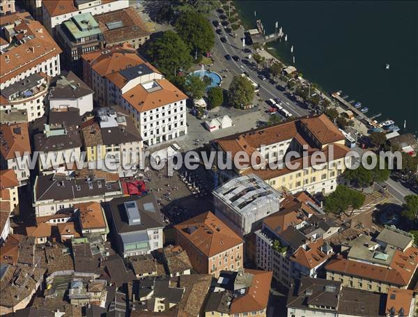 Photo aérienne de Lugano