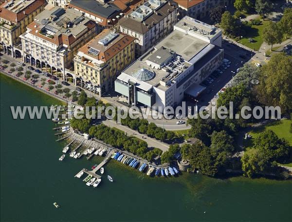 Photo aérienne de Lugano