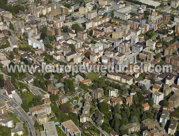 Photo aérienne de Lugano