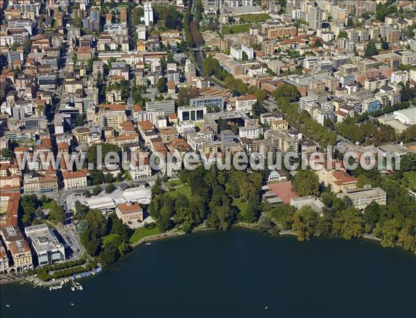 Photo aérienne de Lugano