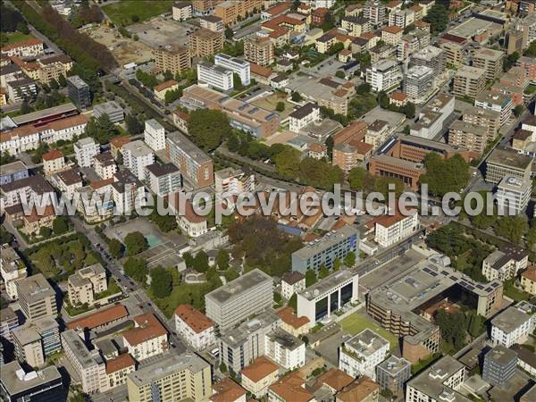 Photo aérienne de Lugano