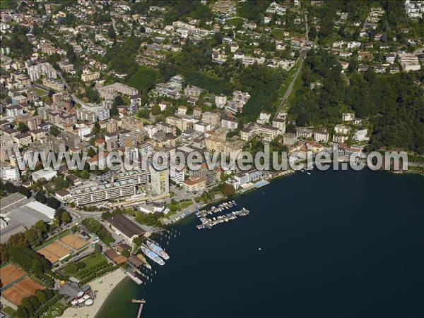 Photo aérienne de Lugano