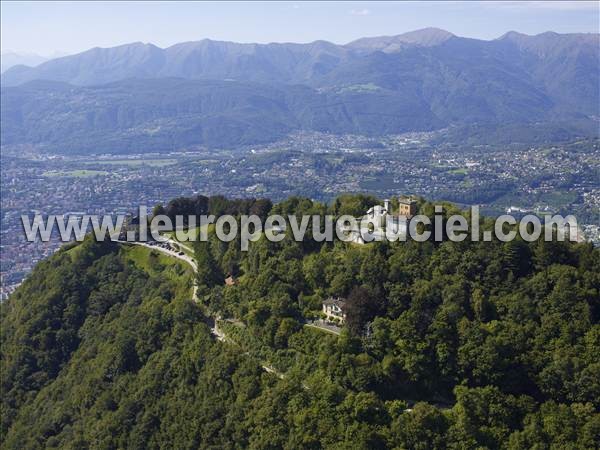 Photo aérienne de Lugano