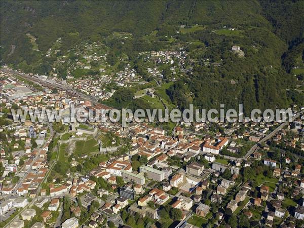 Photo aérienne de Bellinzona