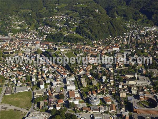 Photo aérienne de Bellinzona