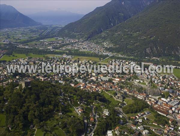 Photo aérienne de Bellinzona