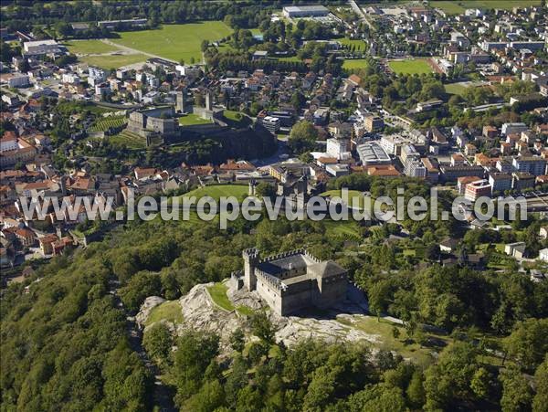 Photo aérienne de Bellinzona