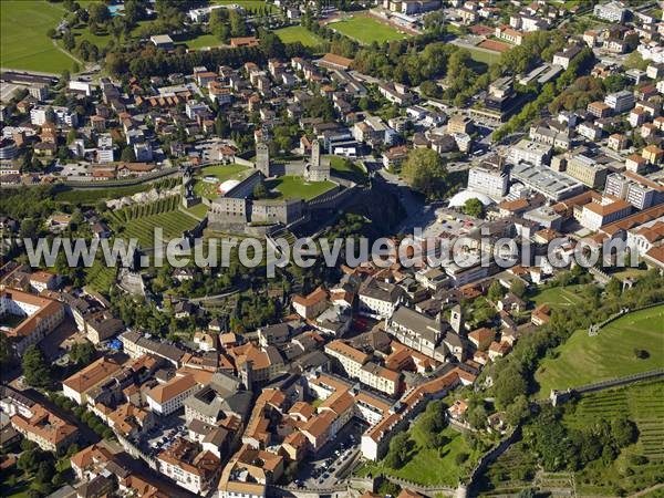 Photo aérienne de Bellinzona