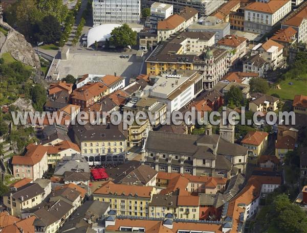 Photo aérienne de Bellinzona