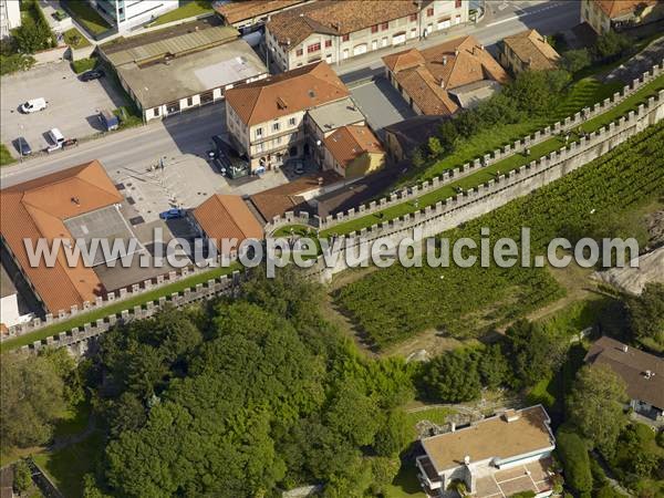 Photo aérienne de Bellinzona