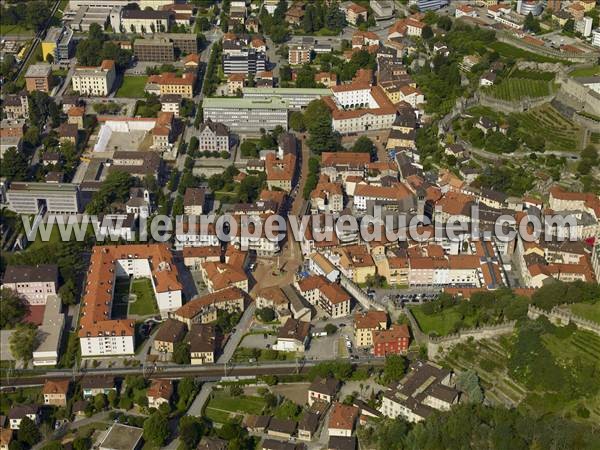 Photo aérienne de Bellinzona