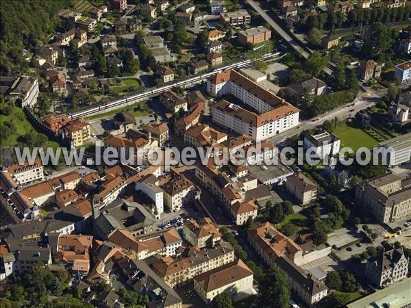 Photo aérienne de Bellinzona