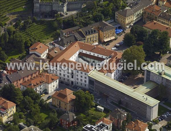 Photo aérienne de Bellinzona