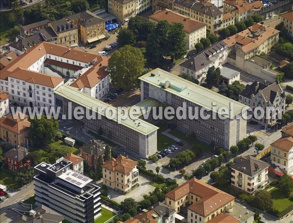 Photo aérienne de Bellinzona