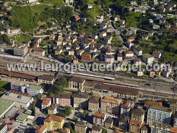 Photo aérienne de Bellinzona