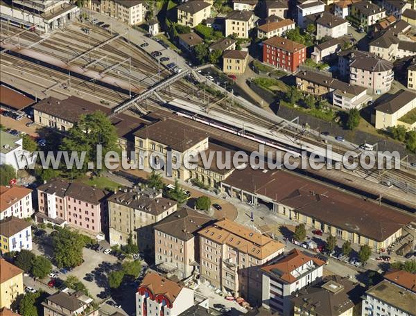 Photo aérienne de Bellinzona