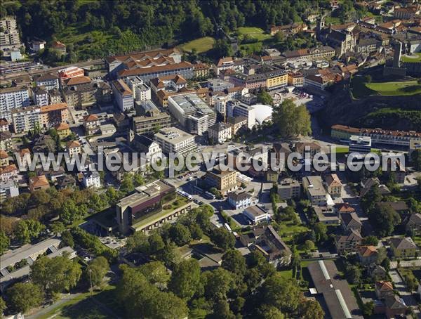 Photo aérienne de Bellinzona