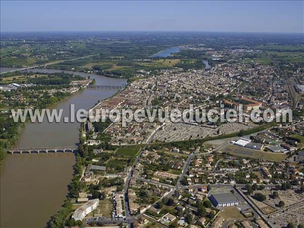 Photo aérienne de Libourne