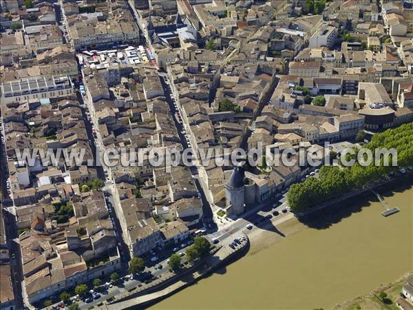 Photo aérienne de Libourne