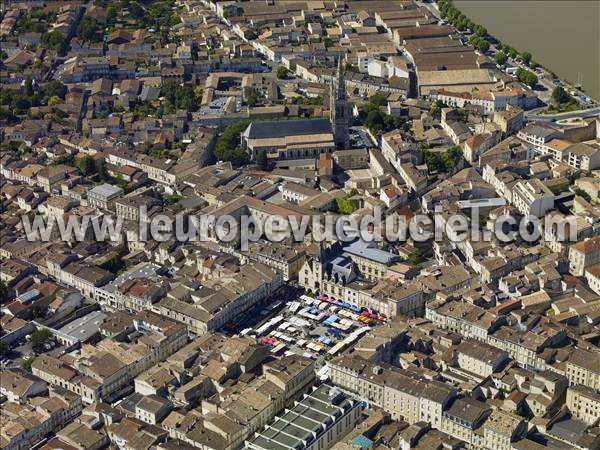 Photo aérienne de Libourne