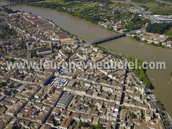 Photo aérienne de Libourne