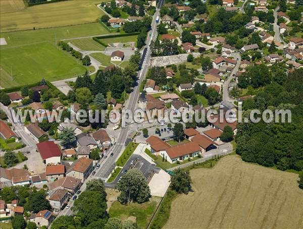 Photo aérienne de Chamagnieu