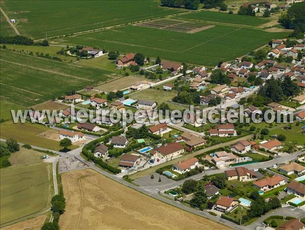 Photo aérienne de Chamagnieu