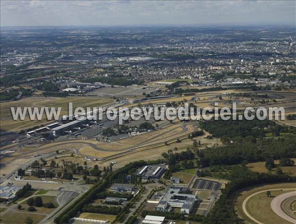 Photo aérienne de Le Mans