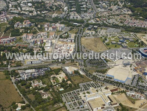 Photo aérienne de Montpellier
