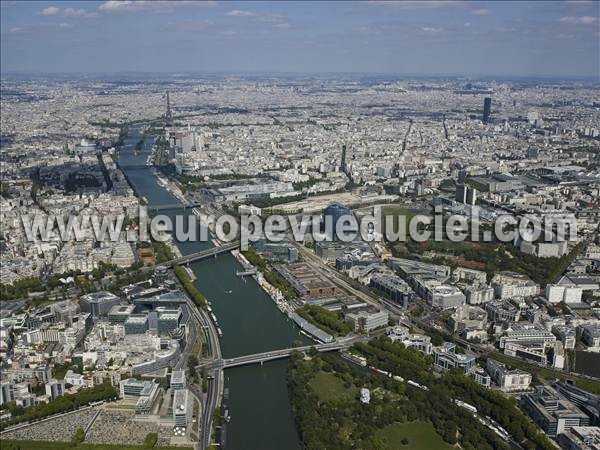 Photo aérienne de Paris