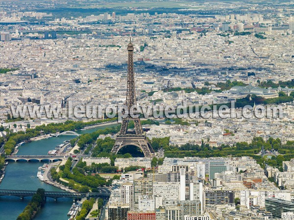 Photo aérienne de Paris